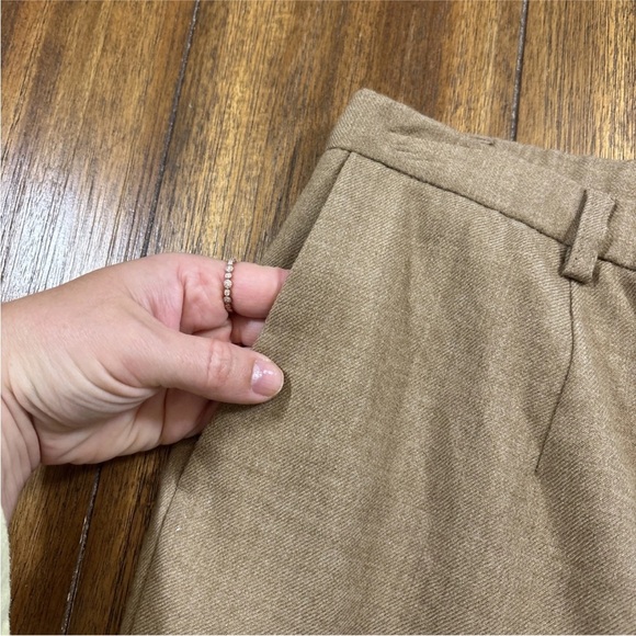 Pendleton Women's Size 8 100% Virgin Wool Brown/Tan Slacks Dress Pants Pleated - Picture 9 of 11